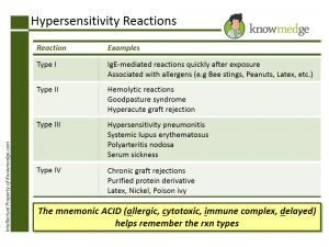 IM Board Review Practice Question - Hypersensitivity Reactions