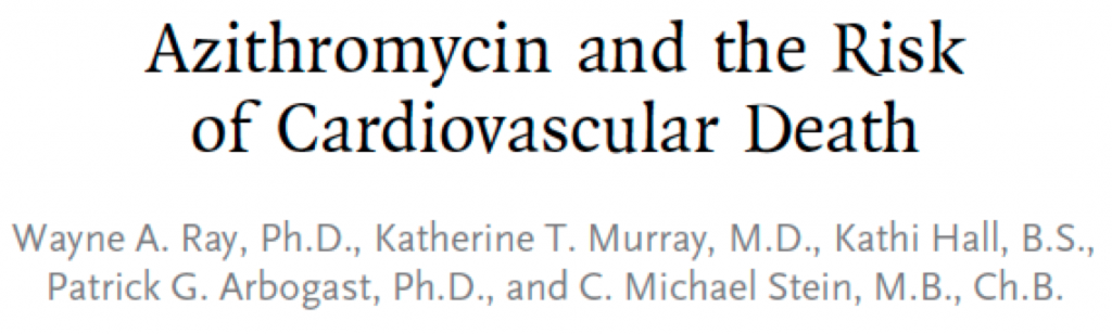 Azithromycin and the Risk of Cardiovascular Death