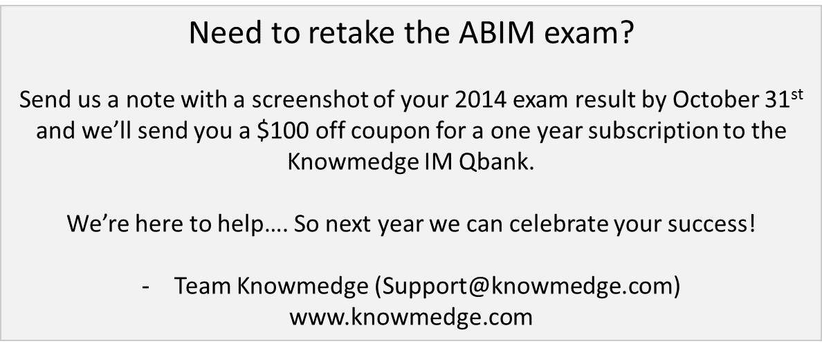 Knowmedge Internal Medicine ABIM Exam Review ABIM Internal Medicine