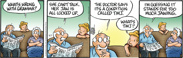 TMJ Syndrome Comic