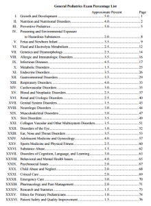 Pediatrics Blueprint