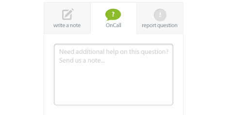 MKSAP alternative feature - Knowmedge OnCall - get help on internal medicine question bank help